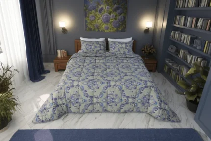 Couette imprimée Malabata Vénus C+++ + taie offerte