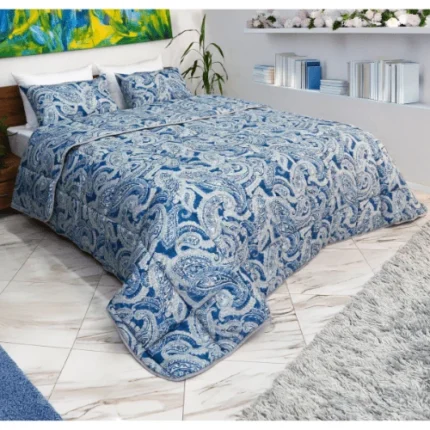Couette imprimée Malabata Neptune C+++ + taie offerte